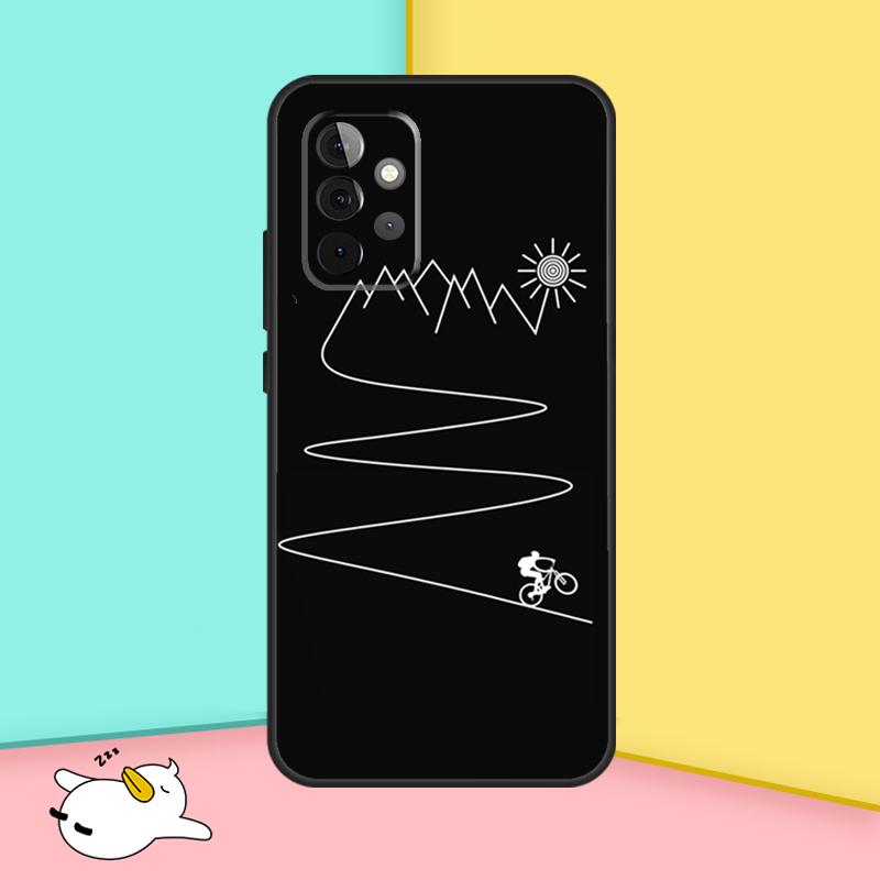 MTB Mountain Bike Cycling Bicycle Phone Case For Samsung Galaxy A15 A25 A35 A55 A53 A33 A13 A52 A32 A12 A51 A71 A14 A34 A54