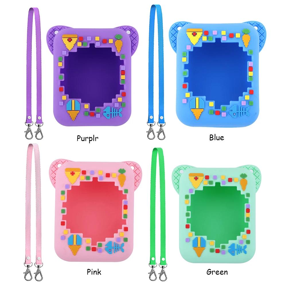 Силиконовый дорожный чехол для переноски, ударопрочный защитный держатель для хранения, 3D-печать еды для Bitzee Digital Pet интерактивная виртуальная игрушка