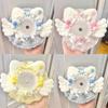 Handmade K-POP Badge Displaying Case Lace Wings Bow DIY Pain Bag Filler Badge Holder  Girls