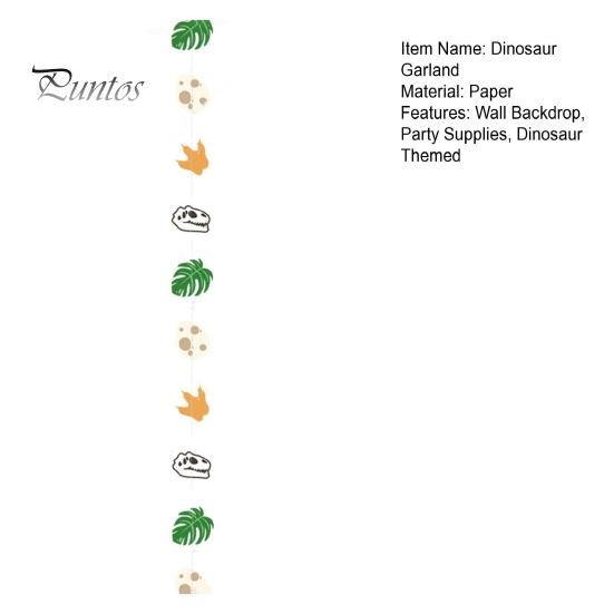 Украшения для вечеринки с динозаврами 2 м/3 м гирлянды с динозаврами фон подвесные баннерные гирлянды бумажные пальмовые листья гирлянда декор для мальчика тема джунглей день рождения