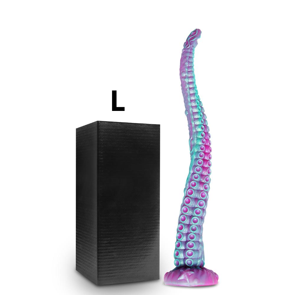 Длинная анальная пробка, секс-игрушка, монстр-дилдо, щупальце осьминога, огромный силиконовый член, секс-игрушка для взрослых, мягкий дилдо, женский мастурбатор, секс-игрушка