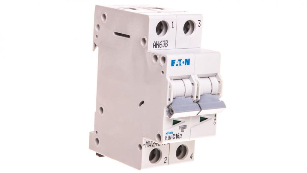 Circuit breaker 2P C 16A 10kA AC PLSM-C16/2-MW 242405