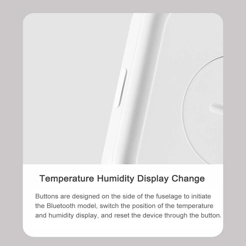 Обновленная версия Xiaomi Mijia Bluetooth термометр гигрометр чернильный экран умный монитор температуры и влажности напоминание режим ребенка