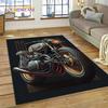 Мотокросс Современный ретро мотоциклетный ковер ковер для спальни гостиной домашнего дивана украшения,детский игровой большой декоративный напольный коврик