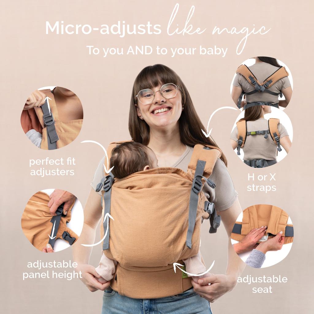 Эргономичная переноска для новорожденных Boba X, регулируемая переноска для младенцев, для ношения спереди и на спине, с регулируемыми мягкими лямками - для малышей, стиль,