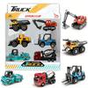 Набор игрушек для малышей «Строительная техника» – 1:64 Сплавные инженерные машины для раннего обучения