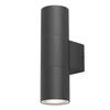 RITA-S Grey 2x35W GU10 IP44 Outdoor Wall Light