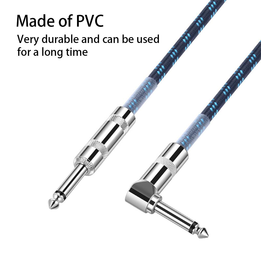 Guitar Audio Cable Plastic Electric Bass Electronic Drum Piano Cord Portable Replacement Spare Parts for Professionals