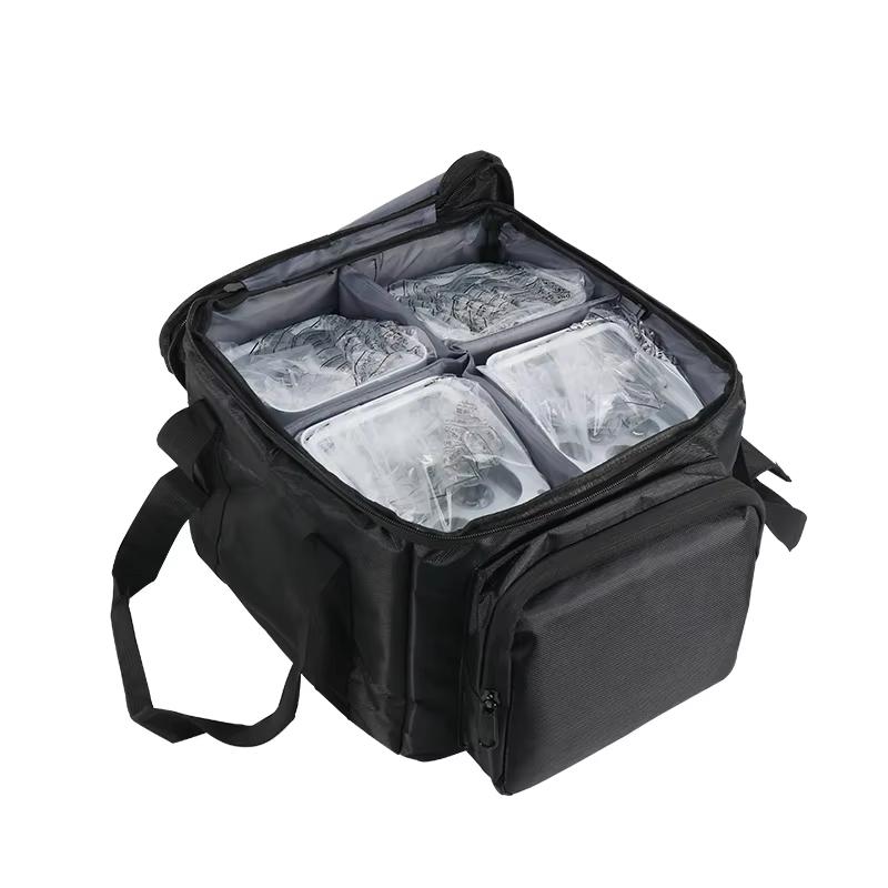 6x18w battery par light bag 600D rainproof PVC+210D lining portable bag for par light DJ stage light bag.