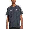 Футболка Originals X Real Madrid Theme с круглым вырезом и коротким рукавом в винтажном стиле для мужчин, темно-серая JI9481