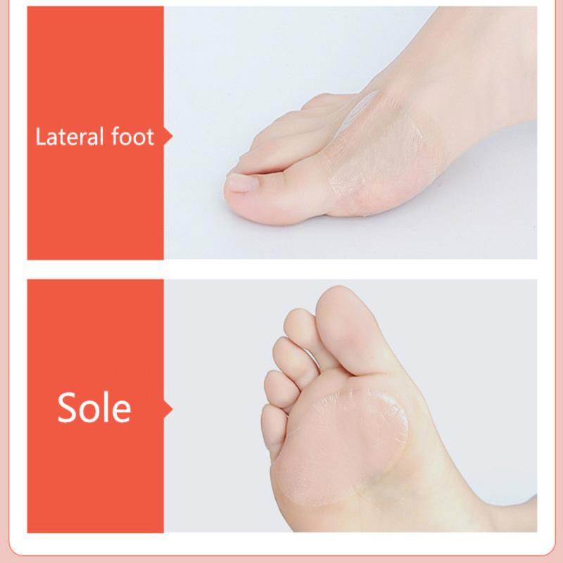 20Pcs Heel Protector Foot Care Sole Sticker Waterproof Invisible Patch Anti Blister Friction Feet Foot Care Tools