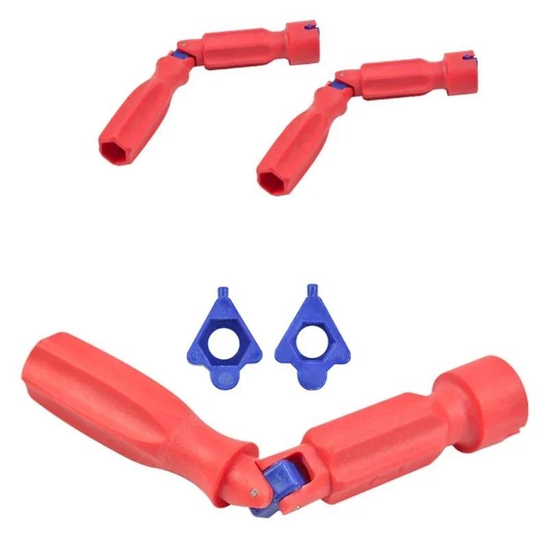 Профессиональный гаечный ключ для ремонта сиденья унитаза 17/13/10 мм Универсальный ключ для установки сиденья унитаза Легкое ослабление 17/13/10 мм