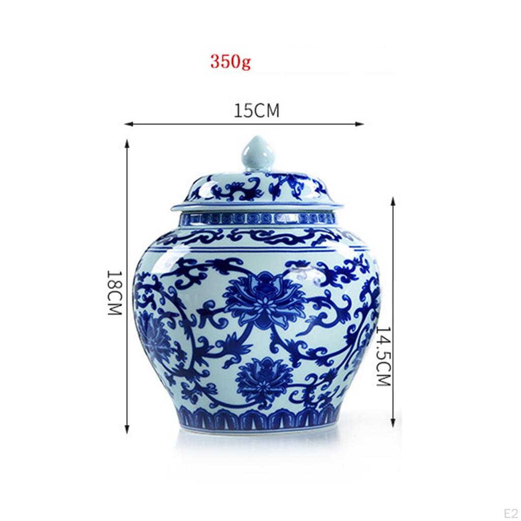 Фарфор, банка для хранения чая Центральная часть храма Многоцелевой декоративный фарфор Азиатский декор