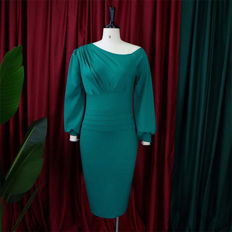 Облегающее платье-футляр с длинными рукавами, профессиональное темпераментное платье для офиса, темперамента, поездок на работу