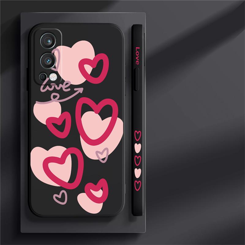 Pattern Phone Case For OnePlus 1+ Nord 2 CE2 Lite 3 ACE 2V One Plus 9 Pro 8T 7 6 Silicone Liquid Silicone Cover Coque