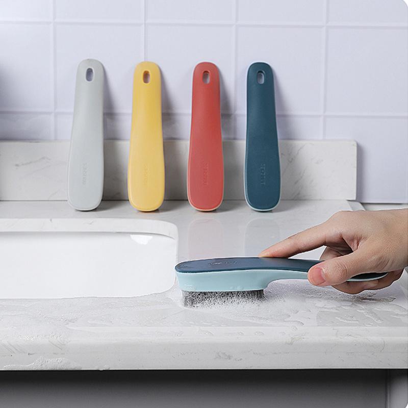 1pc Shoe Cleaning Brush Plastic Clothes Scrub Brush Household Cleaning Tool for Laundry Cleaning Accessories