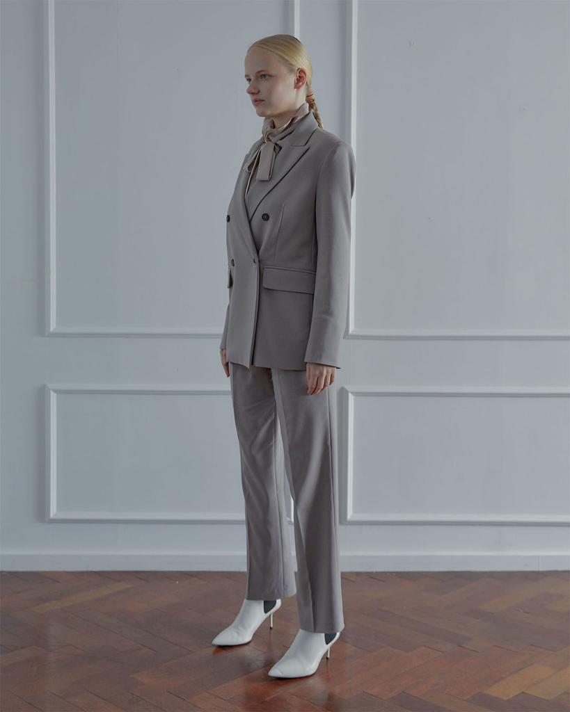 SALON DE SEOUL Vanessa Wide Pants - Beige
