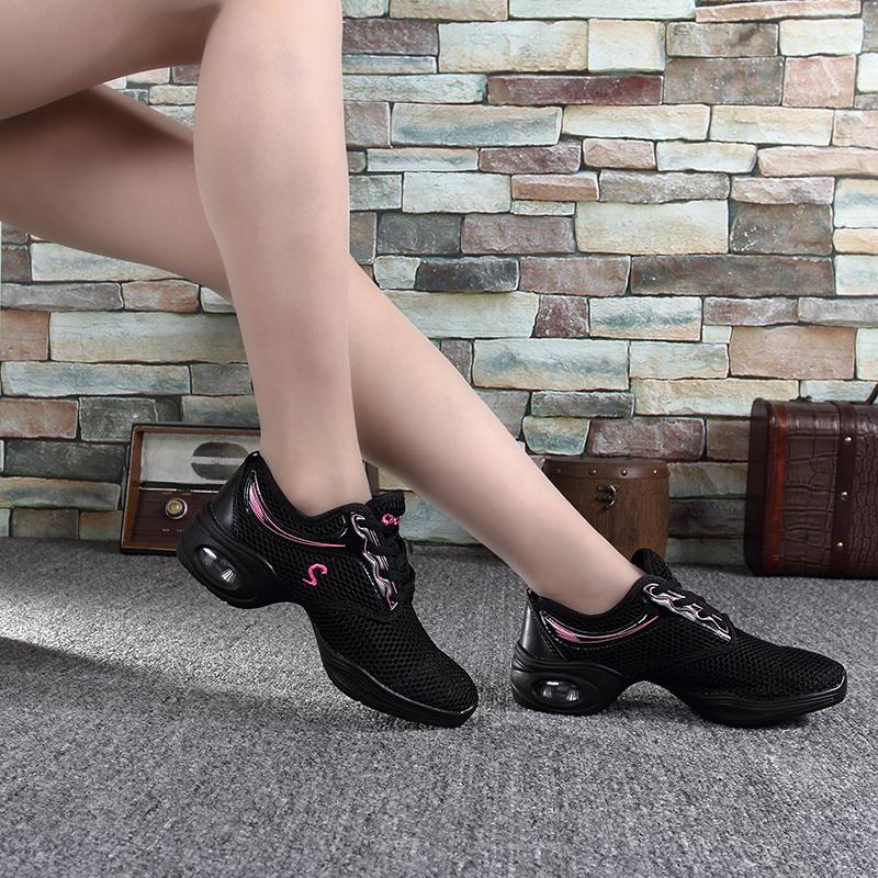 Женская обувь, обувь на воздушной подушке, танцевальная обувь, спортивная обувь, уличная обувь с дышащей сеткой, женские кроссовки