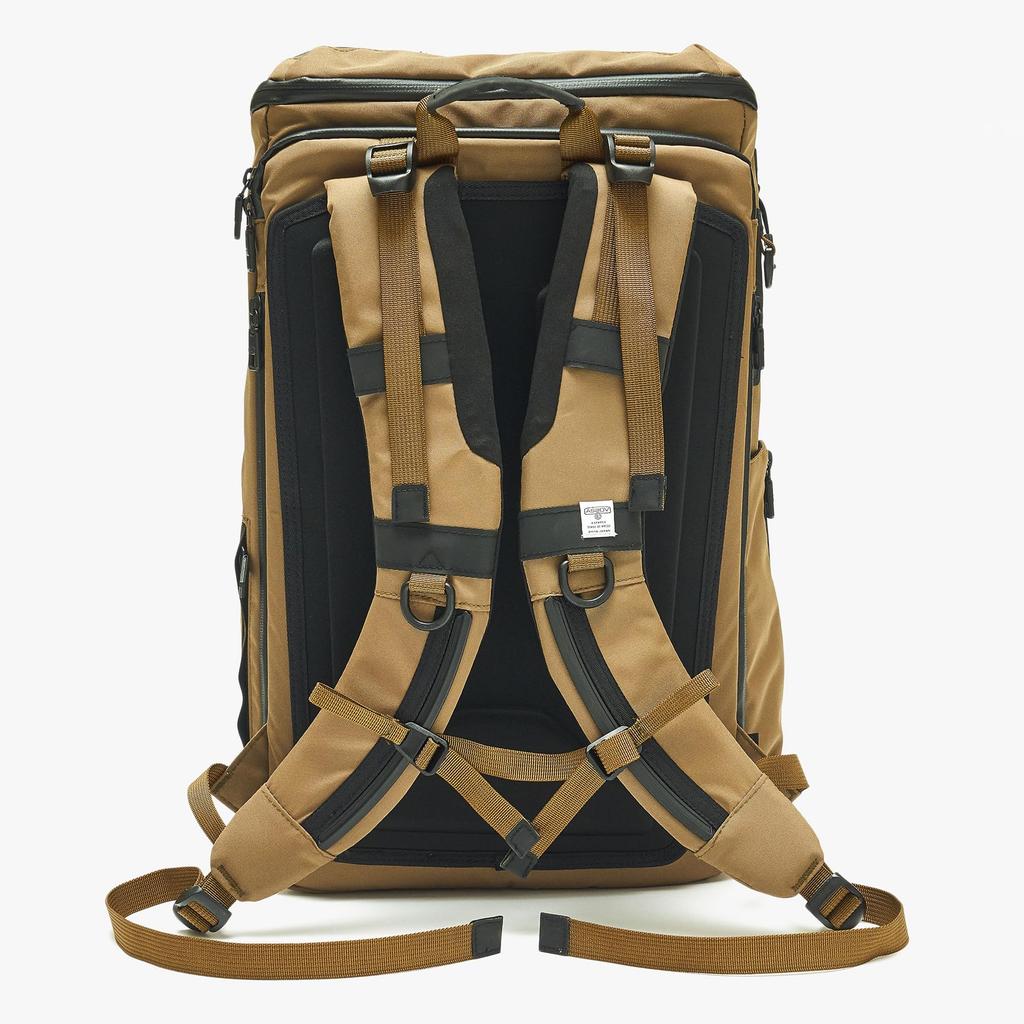 ASSOB Waterproof Cordura 305D Round Zip Backpack, Khaki (ASV-141612-KH)