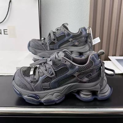 Платформенные кроссовки «папины кроссовки» женские осенние новые сетчатые модные универсальные повседневные туфли легкие спортивные туфли кроссовки для бега