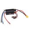 60A Brushless Electronic Speed Controller with XT60 Plug BEC Switch Waterproof RC Boat ESC Black
