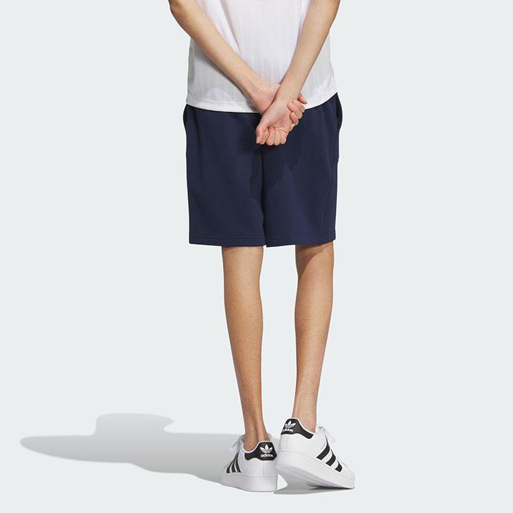adidas Оригинальные повседневные шорты Vrct Sw с короткими буквами и принтом, мужские штаны цвета индиго, JI7477