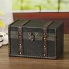 Practical Old Fashioned European Styles Sturdy Wood Trunk Stylish Storage Solution for Traveler and Fashion Lovers