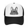 Classic Unisex Frenchie Dog French Bulldog Trucker Hat Adult Adjustable Baseball Cap WoUnisex Unisex Outdoor Snapback Hats