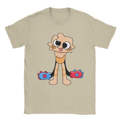 Винтажные футболки Dandys World Goob Мужские хлопковые с коротким рукавом и круглым вырезом Летние топы