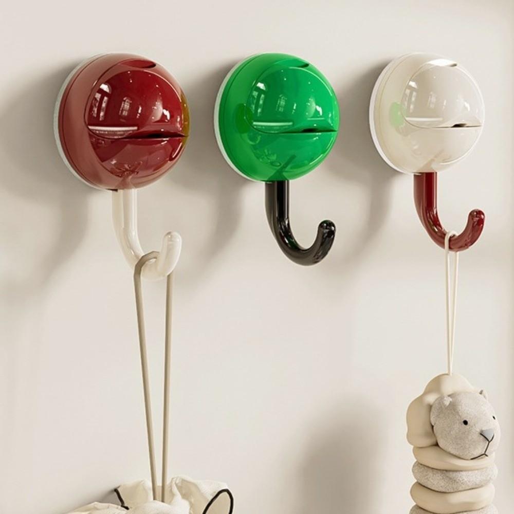 Non-Marking Suction Cup Hooks Round Head Kitchen Storage Hooks Wall Towel Hooks Kitchen