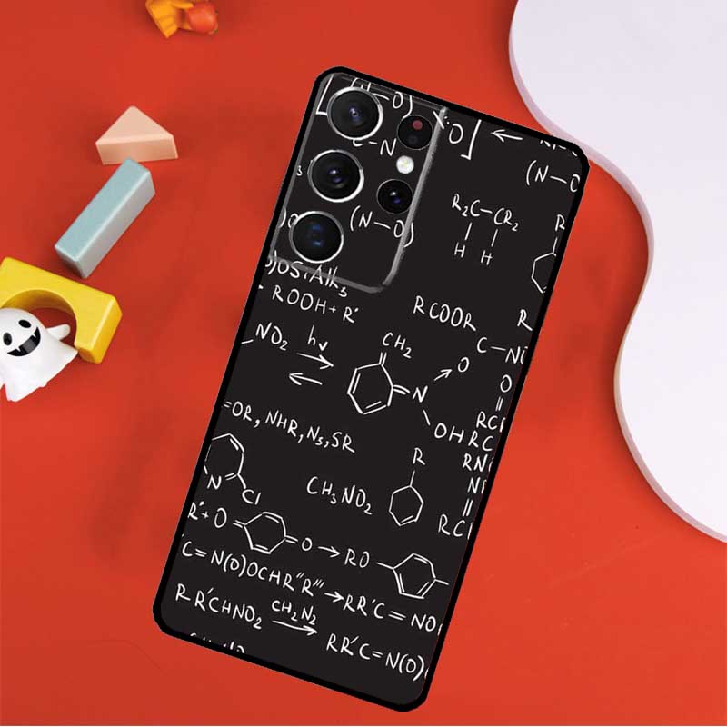Чехол для телефона с изображением биологии и химии для Samsung Galaxy S25 Ultra S9 S10 S20 FE S21 S22 S23 S24 Plus S24 Ultra