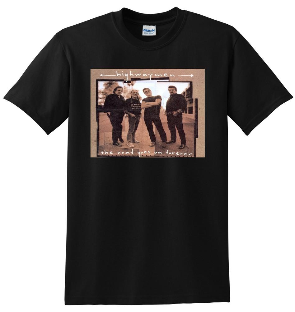ФУТБОЛКА THE HIGHWAYMEN Дорога Идет Вечно S-5XL Унисекс Футболка