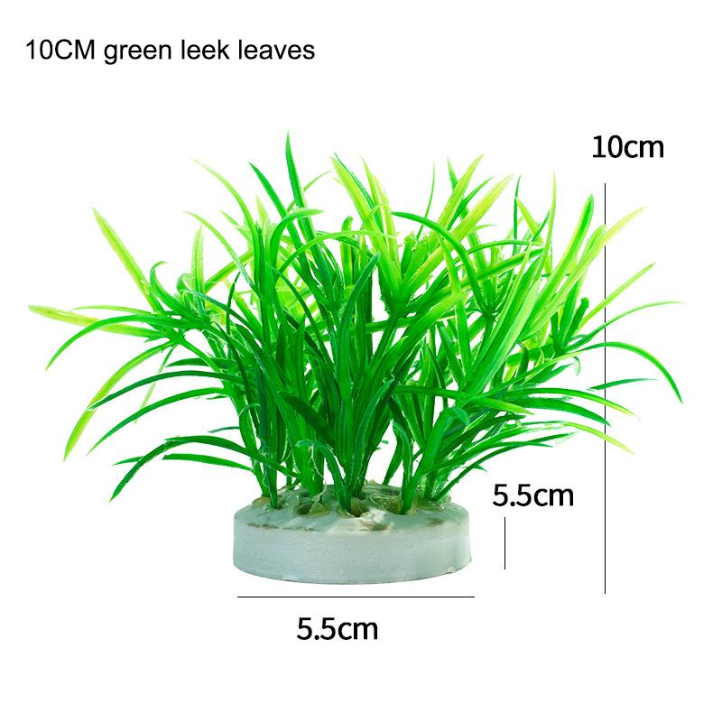 Креативные искусственные подводные растения Аквариумный аквариум Водный искусственный кустарник Зеленая водная трава Просмотр имитации украшения