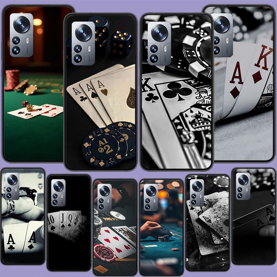 High-Stakes Elegance Casino Luxe Phone Case For Redmi Note 13 Pro Plus 14 Pro+ 12S 12 11S 11T 11E 11 10S 10 9S 9 Xiaomi Capa TPU
