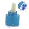 40mm Ceramic Replacement Cartridge Water Mixer Tap Inner Control Faucet Valve PP Plastic Blue