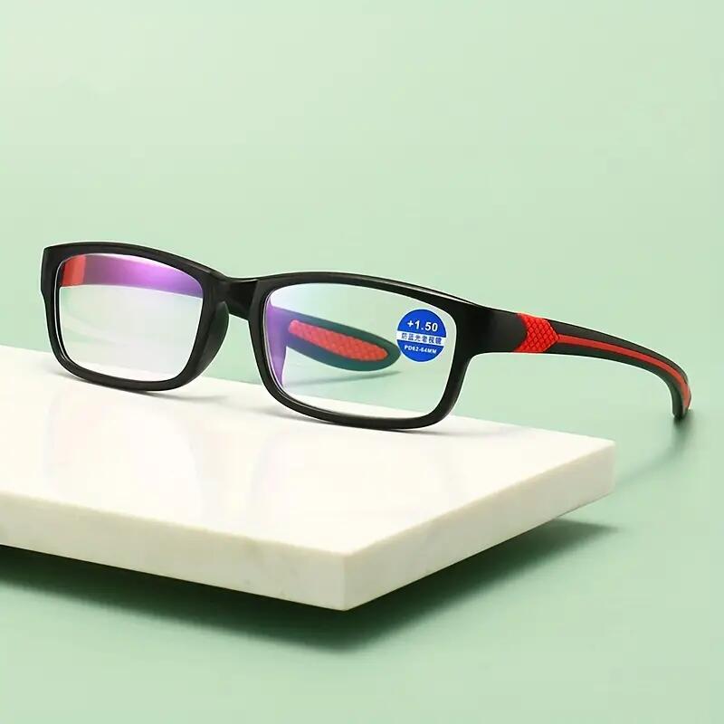 Модные мужские и женские спортивные очки для чтения, пластиковые очки для пресбиопии