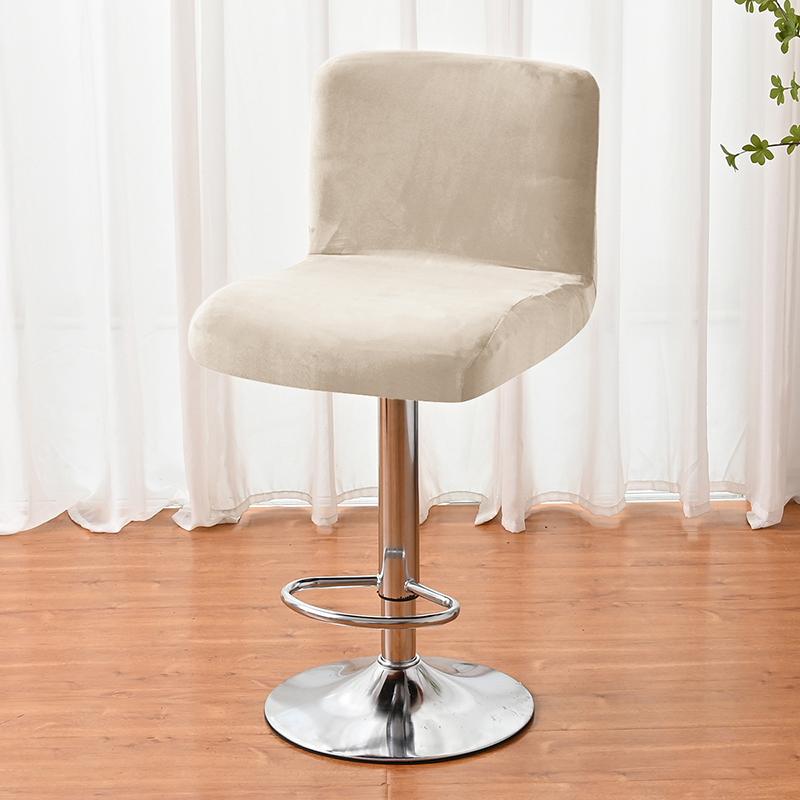 Чехол на барный стул, эластичный чехол для стула с короткой спинкой для дома, отеля, банкетного сиденья, чехол для офисного стула, чехол для сиденья