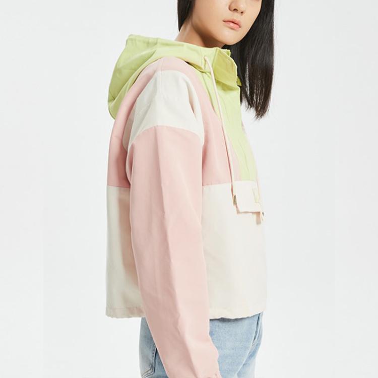 Li Ning Fashion Series свободная спортивная куртка женская куртка Fog-Pink AFDQ274-1