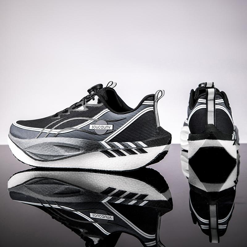 Мужские удобные спортивные нескользящие кроссовки Мужские кроссовки для бега Специальность Карбоновая доска Марафон Спорт Дышащие Легкие