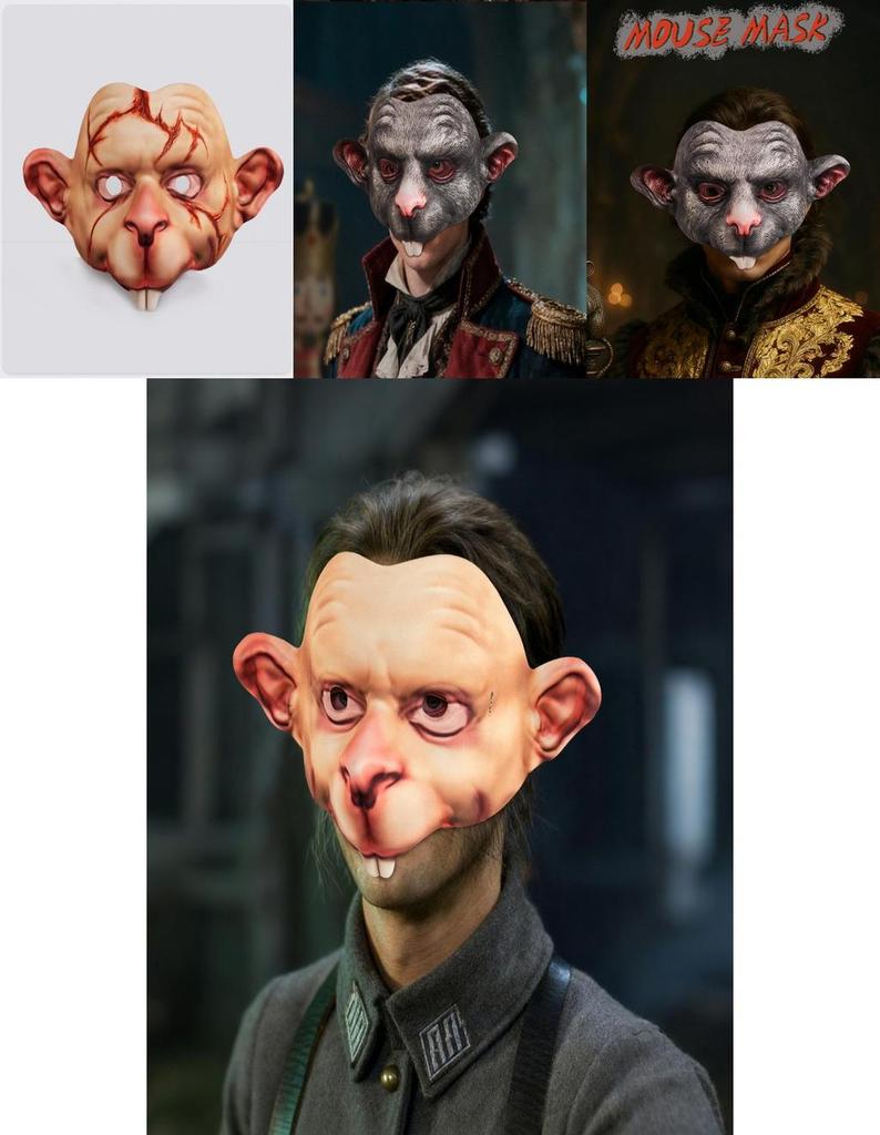 Хэллоуин Маска Мыши Ева Косплей Костюм Реквизит Для Вечеринки И Косплей Мероприятий