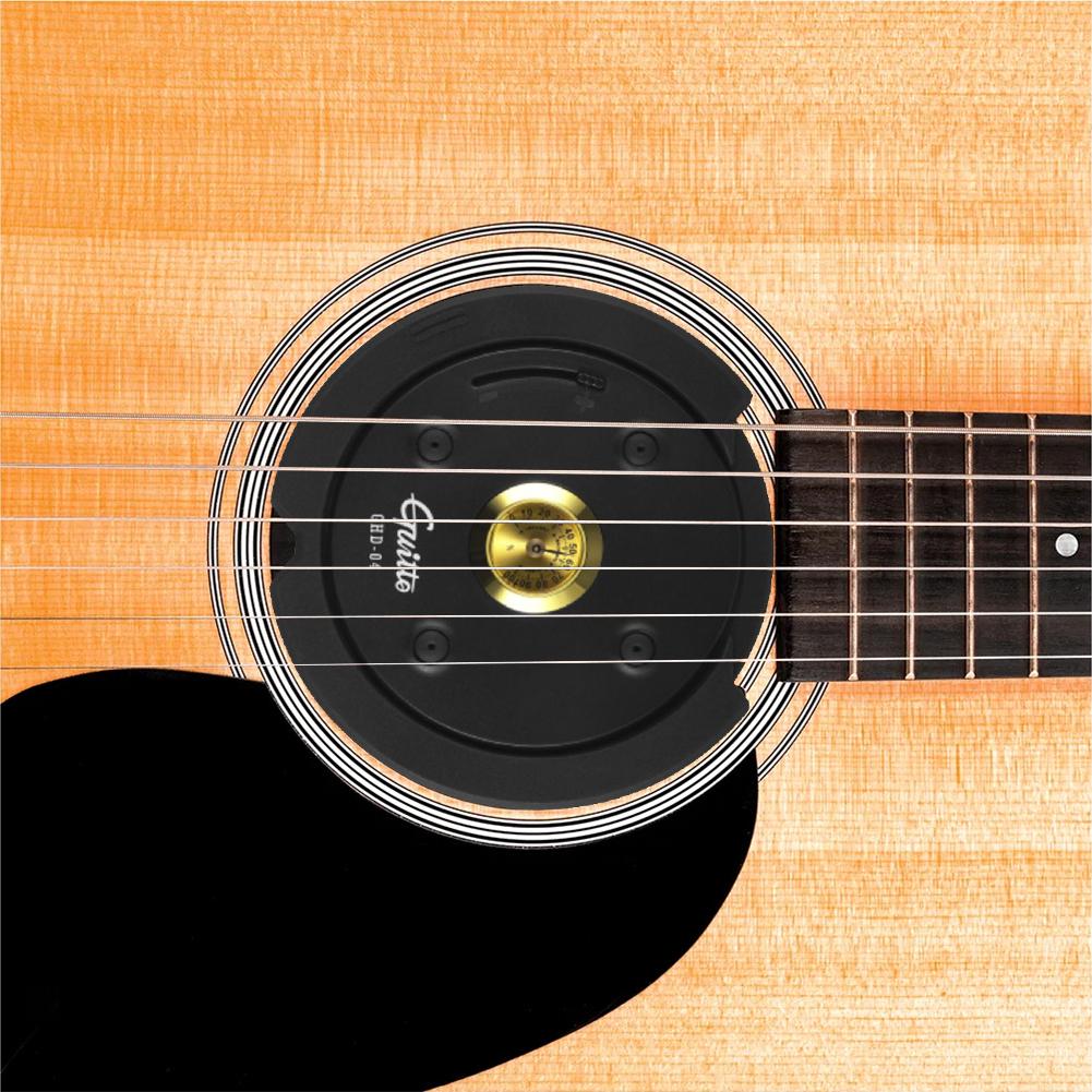 Acoustic Guitar Humidifier Acoustic Soundhole Cover with Guitar Hygrometer Folk Guitar Humidifier for Guitar Care & Maintenance