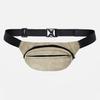 Banana Belt Bag for Men Triada Eco Leather Light Gray