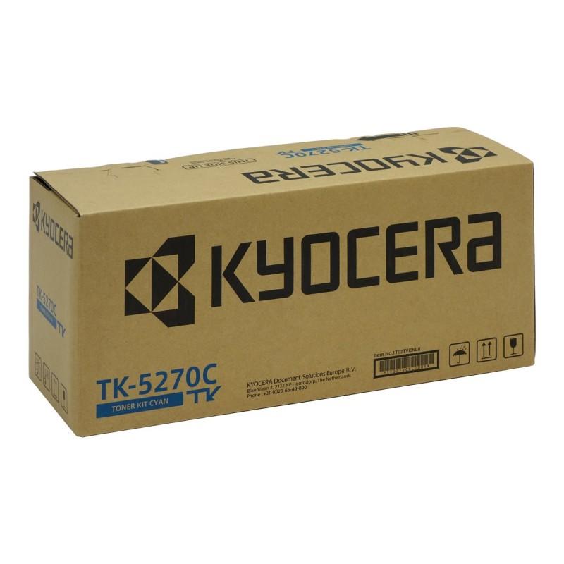 Kyocera TK5270 Cyan Original Toner Cartridge - 1T02TVCNL0/TK5270C-TK5270C