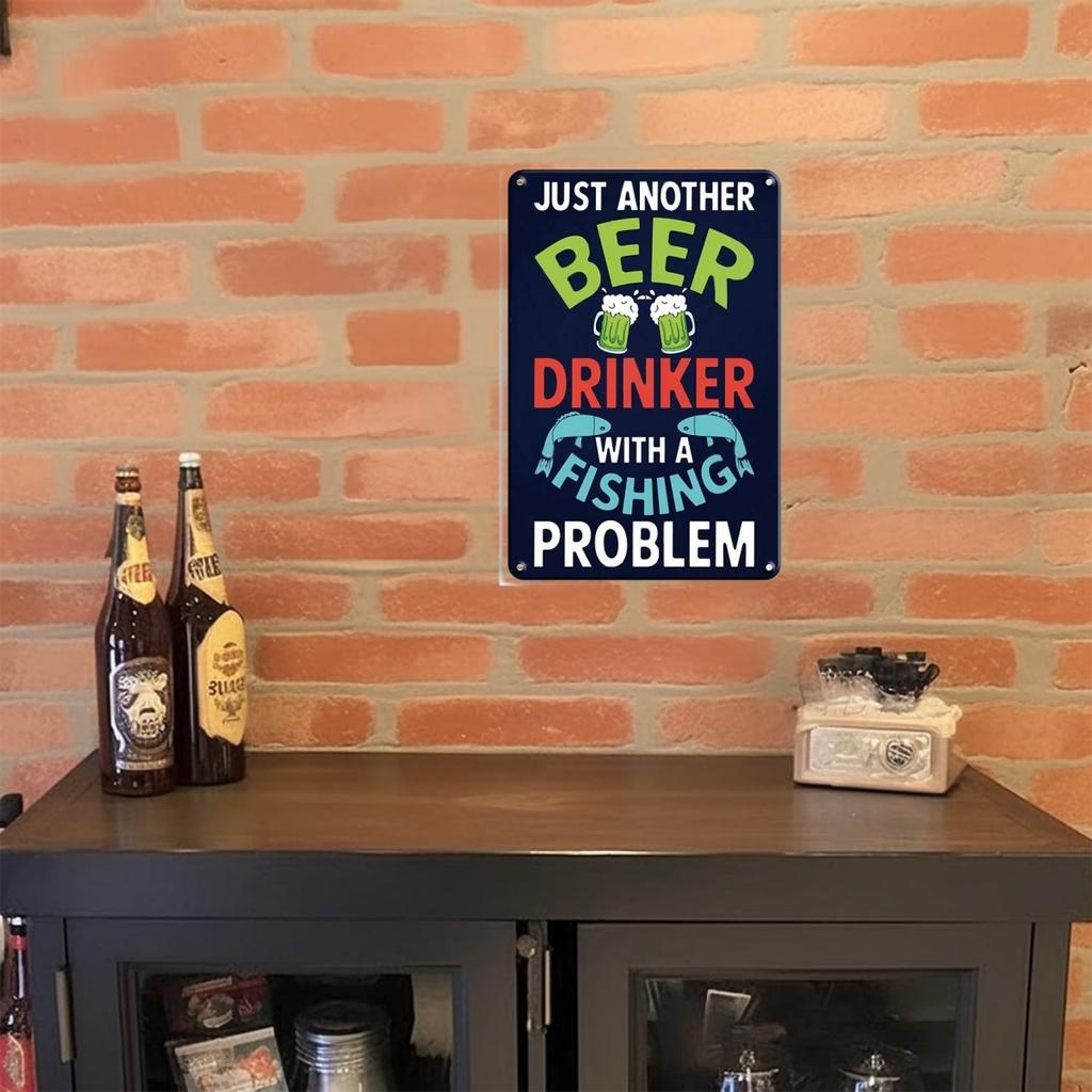 Винтажные приветствия, пиво, коктейль, жестяные вывески, декор, плакат, металлические вывески, настенная жестяная тарелка, живопись, человек, пещера, бар, кафе, художественные таблички, украшение