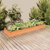 VidaXL Raised Garden Bed Liner 240x60x25 Cm Solid Fir Wood 364299