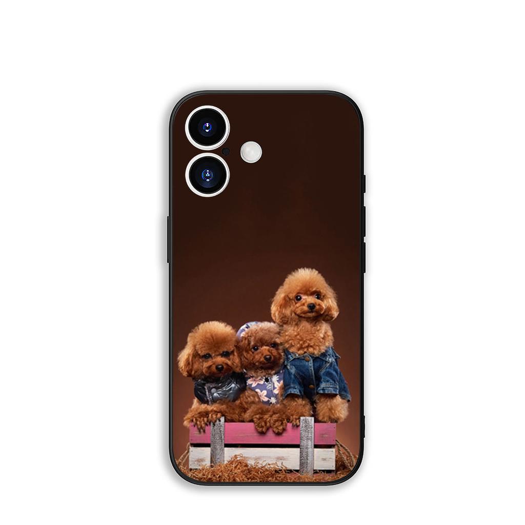 Чехол Cover для Samsung Galaxy A55 A56 A25 A36 A54 S8 S9 S21 S20 FE A53 A13 A12 A14 A33 A70 A71 A51 A21S Чехол Собака Пудель