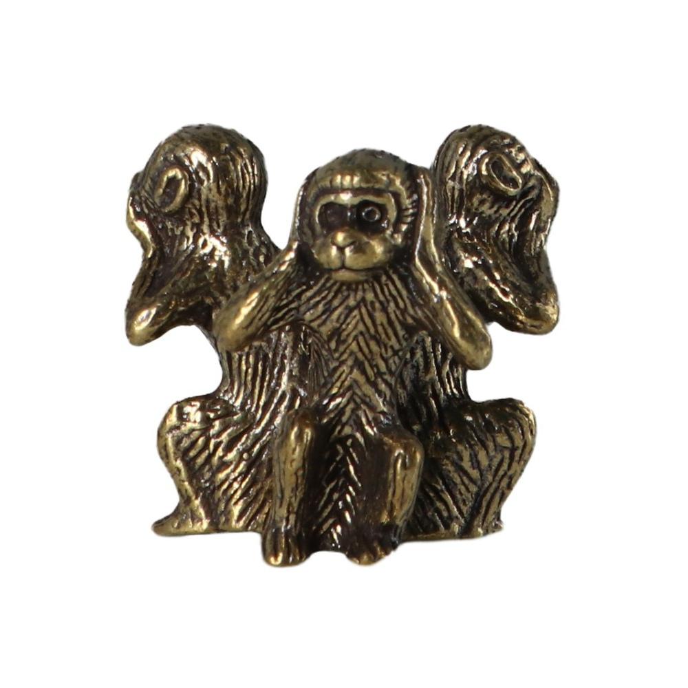 Feng Shui Warmhouse Gift Antique Wise Monkey Statue Monkey Figurines Car Ornaments Home Decor