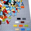 200 шт. Конструктор DIY Фигурки Кирпичики 1*2 Частицы для Сборки MOC 3023 Тонкая Пластина 1x2 Точки Образовательная Креативная Игрушка для Детей