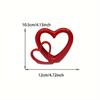 3D Valentine's Day Love Ornament Handicraft Heart Miniature Ornaments  Home Decor