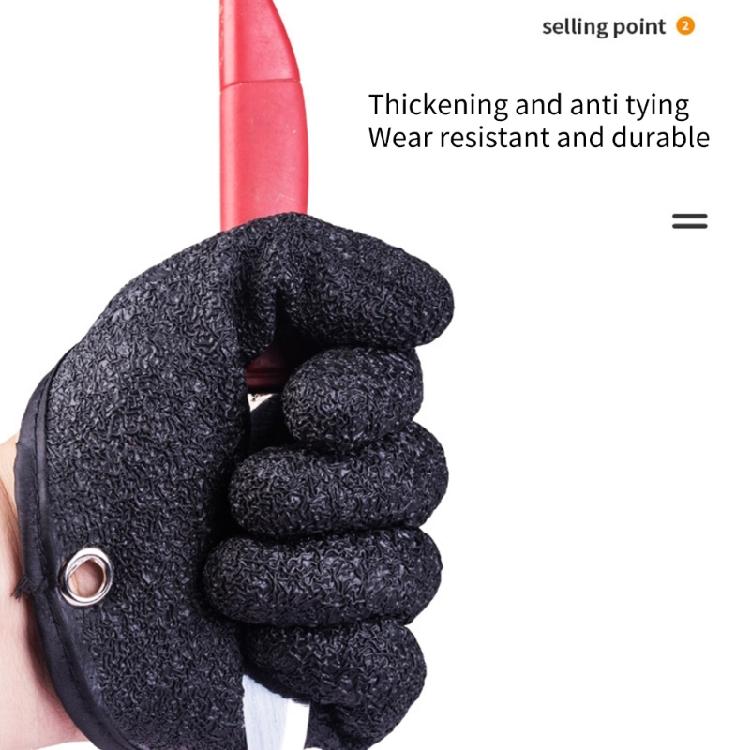 1Pair Fishing Glove with Magnetic Release NonSlip Fishing Catching Glove